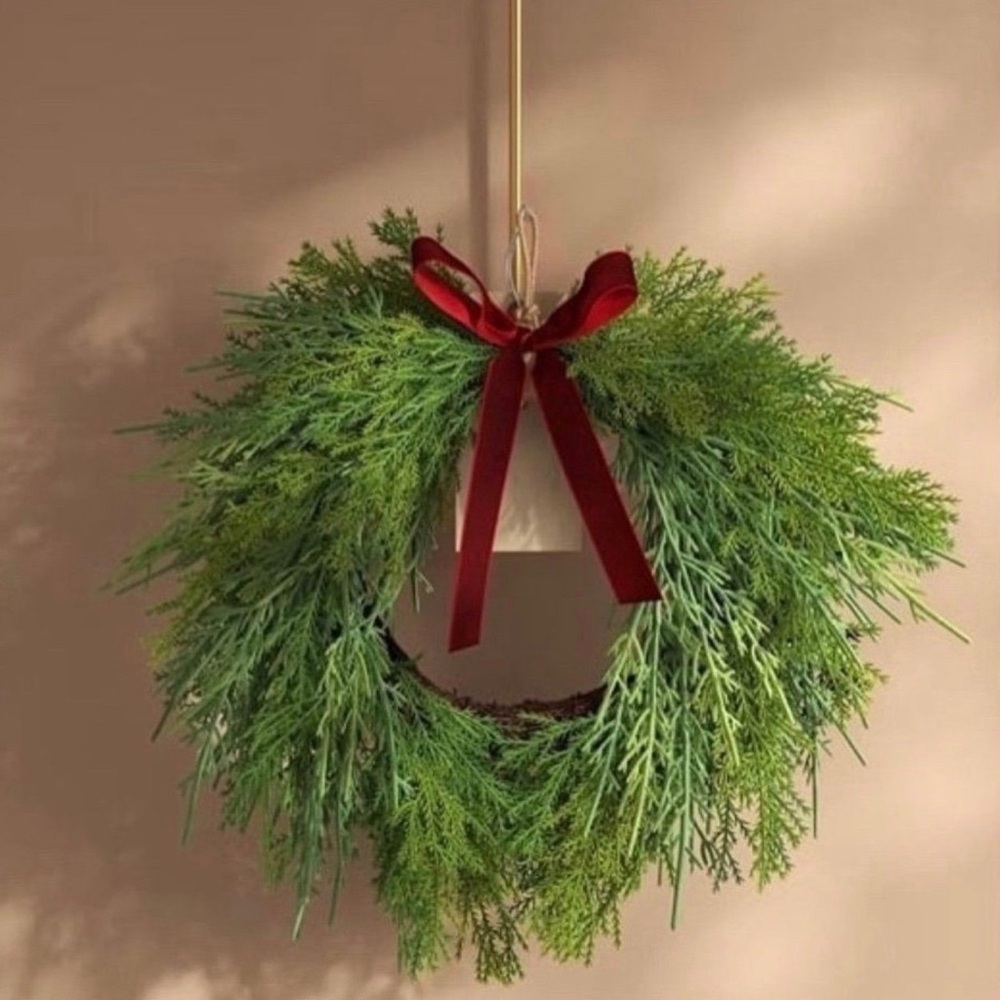 Christmas Draping Cedar Mini Wreath - Room Essentials™ - Target 2024